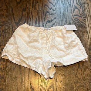 Unworn Reformation Zoey Linen shorts